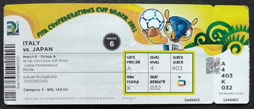 Biglietto fifa confed - fifa,