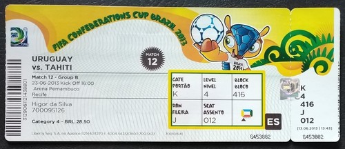 Biglietto fifa confed cup - biglietto,