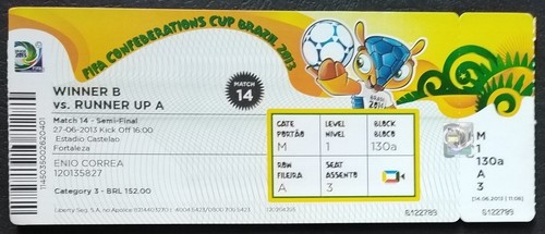 Biglietto fifa confed cup - confed,