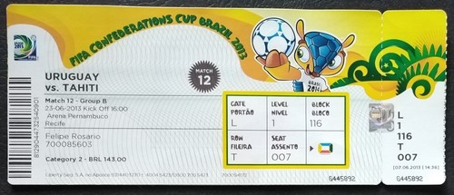 Biglietto fifa confed cup - fifa,